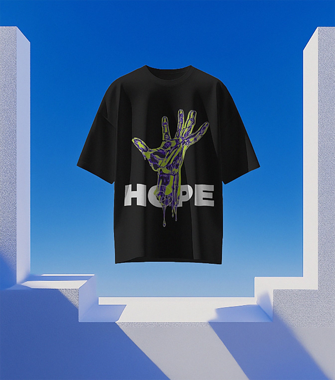Hope Graphic design Ovesize T shirt