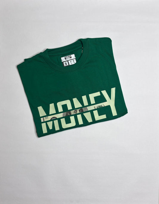 Money makes everything Oversize printed T shirt