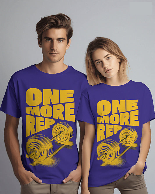 One more rep Oversize printed t shirt