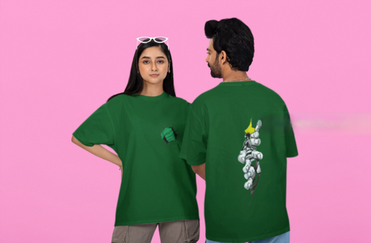 Hulk Fist Power Punch Oversized Green T-Shirt – Unisex Streetwear