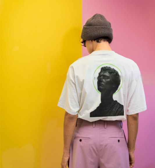 Over size printed t shirt